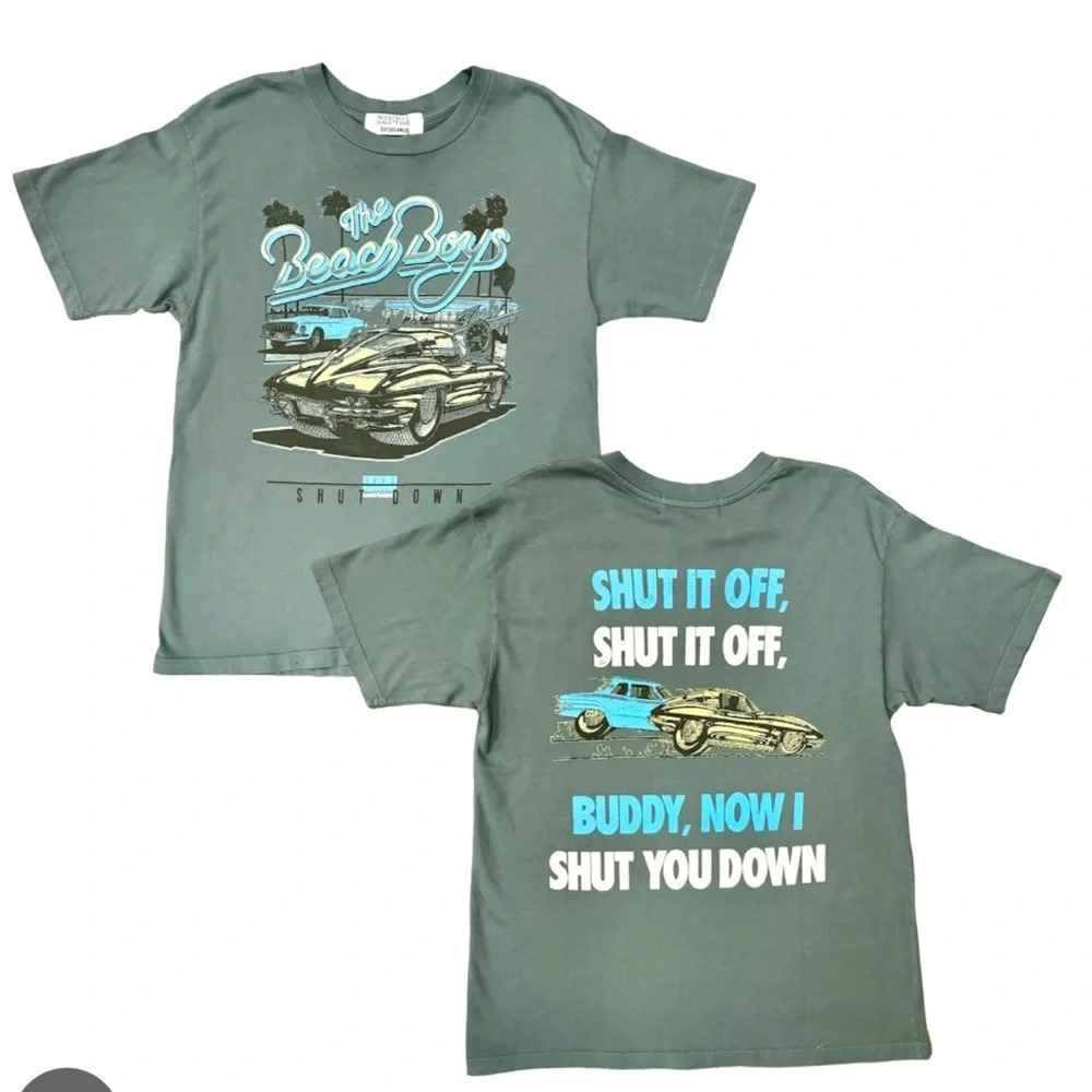 New daydreamer beach boys rock and roll hall of fame gray hot rod sz S